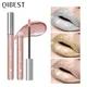 QIBEST 6 Colors Metallic Glitter Diamond Liquid Lipstick Waterproof Long Lasting Pearl Shiny Lip