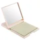 250 Sheets Women Face Oil Absorbing Paper with Mirror Case Makeup Beauty Tool Facial Tissue Rose Oil