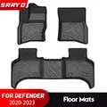 For Land Rover Defender 110 2020 2021 2022 2023 New Floor Mats 3D All-Weather Floor Mats Car Floor