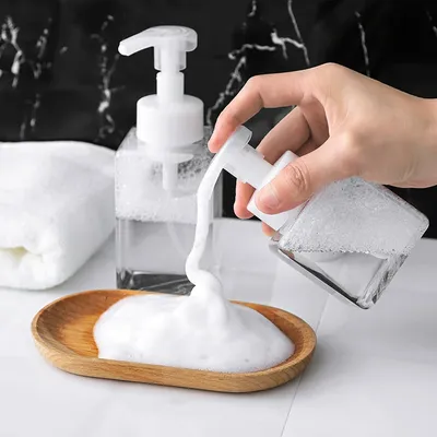 2454 Mousse foam bottle foam hand sanitizer bottle press-type facial cleanser foamer sub-bottling