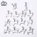 5pcs/lot DIY Fashion jewelry Corgi Dog Charms for Bag Pet Dog Pendant Handbag Charms Animal Charms