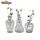 1/6 or 1/12 Scale Miniature Dollhouse Transparent Glass Vase for Doll House Home Desktop Decoration