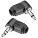 2.5mm 3.5mm Mini Jack Right Angle 90 Degree Mono 2-Pole 3 Pole Male stereo TRS Plug Solder Audio