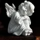 Mini Garden Sleeping Angel Statue Resin Cute Little Angel Decoration Figurine Outdoor Home Desktop