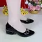 Women Fashion Mesh Transparent Breathable Slip on Shoes Lady Classic Black Office Comfort Shoes for