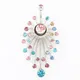 Body jewelry women Multi-color stones flower belly button ring 14G Stainless Steel navel bar body