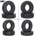 4PCS 1/14 Trailer Rubber Tires Wide/Narrow Gravel Tire Road Tyre Wheel for 1:14 RC Tamiya Mud Head