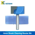 Bottom Cleaning Router Bit 6mm Shank T-Slot Router Bit CNC Router Engraving Bit Wood Milling Cutter