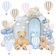 Hot Air Balloon Cardboard Moon Star Cutouts KT Board Baby Shower 1st Birthday Party Backdrops