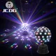 JCDG 50W Disco Ball Stage KTV Disco Rotating Moving Head Audio Control Remote Strobe Led Crystal