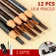 12pcs/set Available Eyebrow Pencil Cosmetics for Makeup Tint Waterproof Microblading Pen White Eye