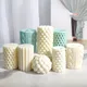 Multi-style Cylindrical Magic Ball Candle Silicone Mold Yarn Striped Bubble Ball Gypsum Resin Soap