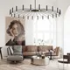 Nordic Chandelier Modern LED 12/24 Adjustable Lights Lamp For Living Room Home Netherlands Designer