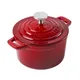 Enameled Mini Cast Iron Dutch Oven 1.5 Quart for Cooking Bake Bread Cast Iron Pot Casserole Dish