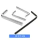 Flat Hex Wrench Key Computer M0.9 M1.27 M1.5 M2.5 M3 M4 Metric Allen Hexagon Ket Flat Point End