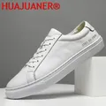 Mens Sneakers Genuine Leather Casual Outdoor Shoes Non-Slip Breathable Luxury Brand Footwear Top