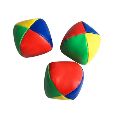 Children‘S Outdoor Sport Ball 3-6Pcs Juggling Balls Set Circus Balls With 4 Panel Design for Kids