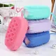 Shower Cleaning Bath Brushes Body Scrubber Silicone Double-sided Use Massage Relax Bath Shower Brush