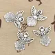 8pcs Charms Guardian Angel 26x23mm Antique Making Pendant fit Vintage Tibetan Bronze Silver