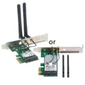 BCM94325 PCIe WiFi Card for PC Dual Band Wireless Network Card (2.4Ghz and 5.8Ghz) for Gaming