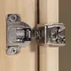 2 PCS Lot Soft Closing Cabinet Hinge Satin Nickel Hinges for Kitchen Cupboard 1-1/2 inch Overlays
