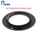 Pixco For M42-Sony AF Confirm Adapter Suit For M42 Screw Mount Lens to Sony Alpha Minolta MA Camera