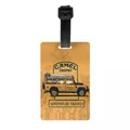 Camel Trophy Defender 110 Luggage Tags Custom Baggage Tags Privacy Cover ID Label