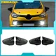 For Renault Clio 4 MK4 2 Pieces ABS Plastic Bat Wing Mirror Covers Caps Rearview Mirror Case Cover