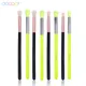 Docolor 4Pcs Eye Shadow Blending Makeup Brushes Soft Synthetic Hair Portable Eye Makeup Set Travel