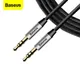 Baseus AUX Cable Jack 3.5mm Audio Cable 3.5 mm Jack Audio Cable Adapter for Car Headphone Speaker