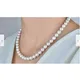 Top Grading AAAA Japanese Akoya 8-9mm white Pearl Necklace 18" 14K Gold Clasp fine jewelryJewelry