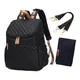 Fashion Mummy Maternity Bag Multi-function Diaper Bag Backpack Nappy Baby Bag with Stroller Straps