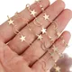 2Meters 1Meter Hollow Out Moon Star Charms Copper Chain Star Chains for Jewelry Making DIY Necklace