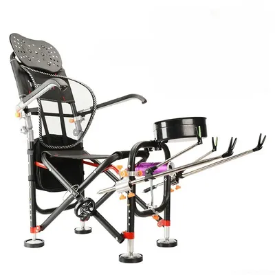 NEW Fishing Chair Beach Chair Strong Load-Bearing Chair Outdoor Folding Fishing Chair Set Recliner