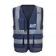 AYKRM 21 Colour （XS-8XL) Hi Vis Viz High Visibility Reflective Zip Pocket Security Waistcoats Jacket