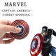 Superhero American Captain Metal Fidget Spinner Round Shield Superhero Fidget Toy Adults Antistress
