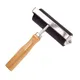 3.94inch Deluxe Rubber Roller Wood Handle Non-Slip Glue Brayer for Print Stamping Printmaking
