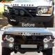 For Land Rover Discovery II 2 2003 2004 Ultra Bright Day Light Turn Signal LED Angel Eyes Kit Halo