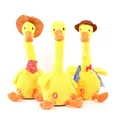 1PC Dancing Duck Electronic Plush Toys Repeat Talking Sing Record Voice usb charge Funny Music