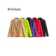 Willshela Women Fashion With Pockets Solid Double Breasted Blazer Vintage Long Sleeve Notched Neck