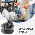 4Pcs Dishwasher Lower Rack Basket Dishrack Wheel Roller Axle Stud Kit Assembly Fit For Bosch For