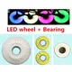 90A LED wheel + ILQ11 bearing LED flash Roller Skates tyre Inline Skating ILQ-11 light shine kids