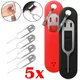 1-5Pcs SIM Card Removal Tool Universal Mobile Phone Sim Card Tray Ejector Anti-lost Keychain Card