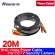 New CCTV Camera Accessories BNC Video Power Siamese Cable for Surveillance DVR Kit Length 20m 65ft