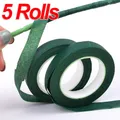 5/1 Roll Artificial Flower Floral Tape Wrapping Florist Green Tapes Self-adhesive Bouquet Floral