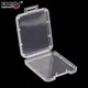 5pcs/lot Memory Card Case Box Protective Case for SD SDHC MMC XD CF Card White transparent