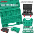 Hi-Spec 1/2" Empty Socket Set Storage Box Tool Accessories Toolbox Socket Storage Container for