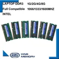 Free Shipping 1.5V 1.35V laptop DDR3 1G 2G 4G 8G 4GB 8GB ram PC3 PC3L 8500 1066MHz 10600 1333Mhz