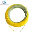 Maximumcatch 2-8WT Double Color Moss Green & Gold Weight Forward Floating Fly Fishing Line With