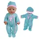 43cm Doll Clothes Rompers Suit for 17 18 Inch Dolls Cute Outfits for Baby Born Doll for Cartoon